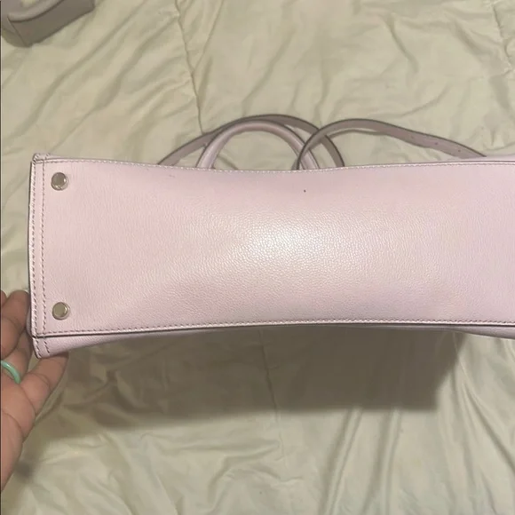 Kate Spade light Lavender Leather Tote Bag - Picture 3 of 13